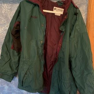 Colombia Large Mens Windproof Rain Jacket
